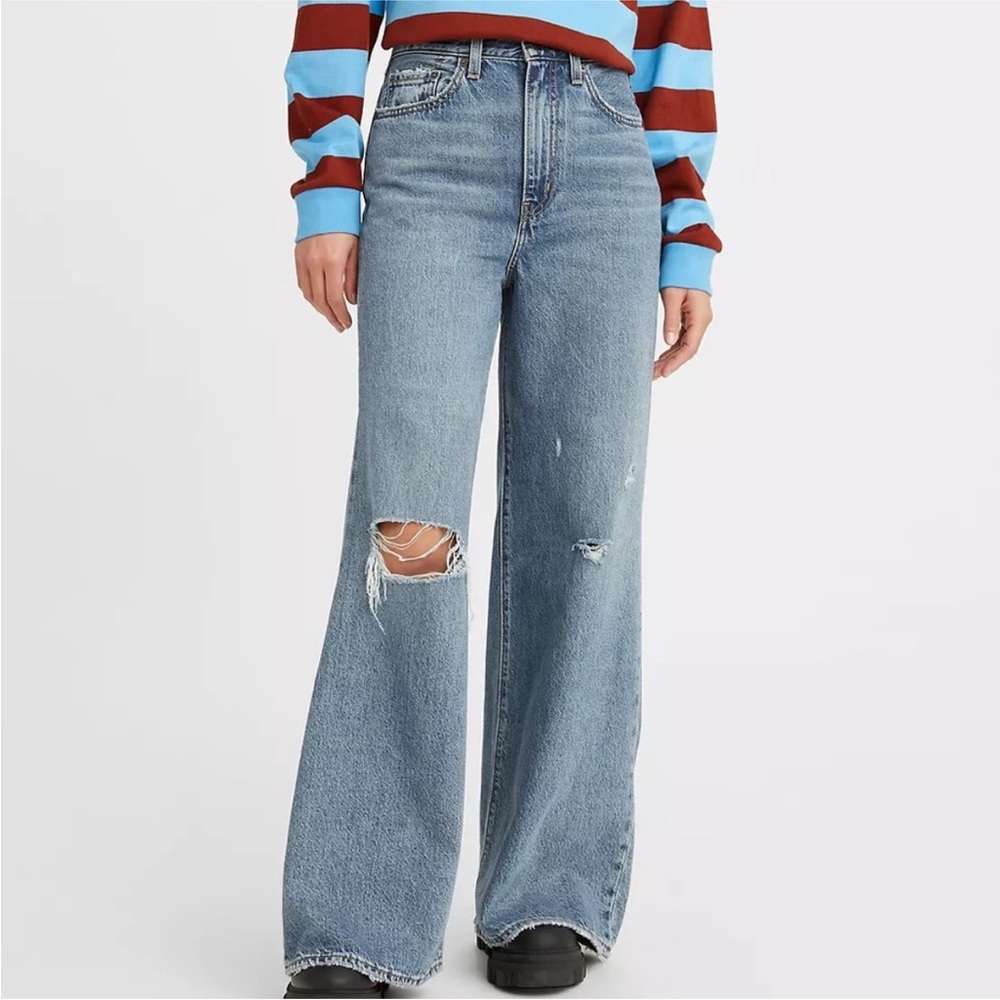 Levi’s High Loose Flare Denim Jeans